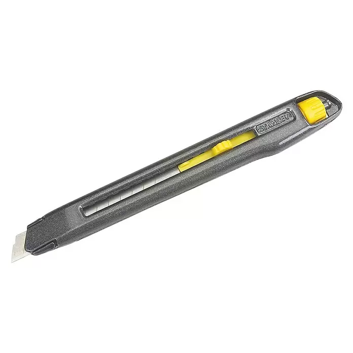 Stanley Cuttermesser Interlock - Klingenbreite: 9 mm, Abbrechklinge - Diagonale Ansicht