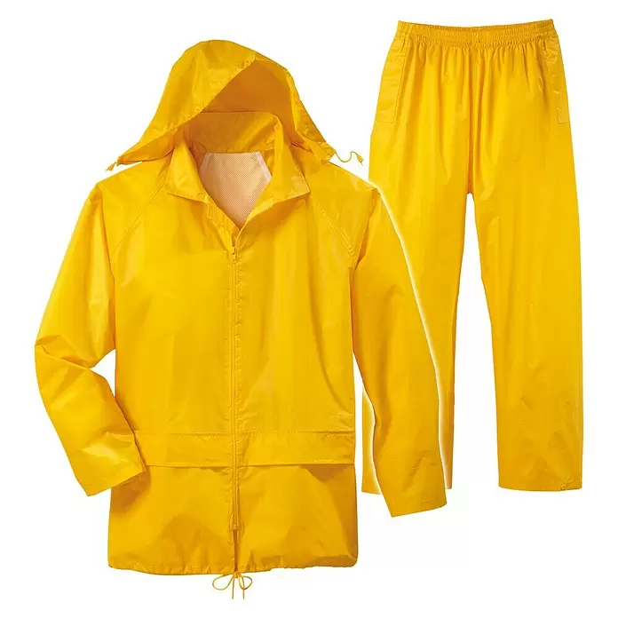 Regenbekleidung - L, Gelb - Vorderansicht
