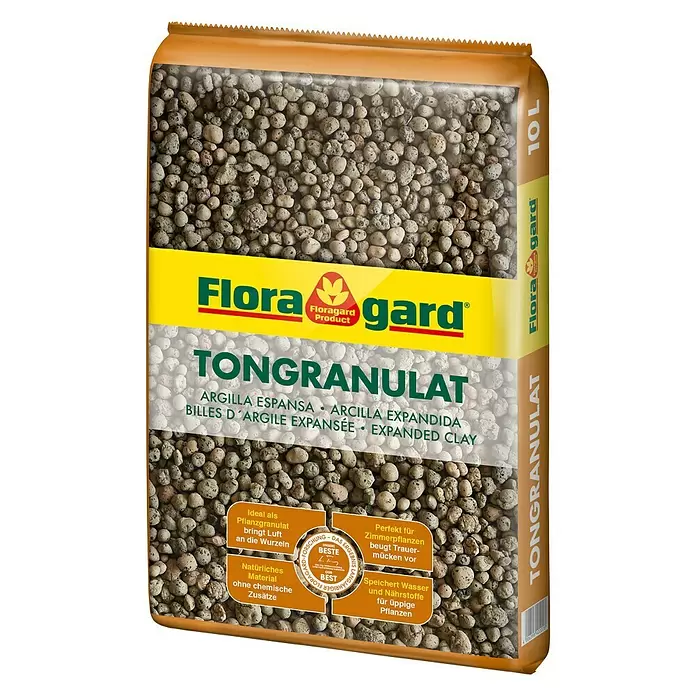 Floragard Tongranulat - 10 l - Vorderansicht