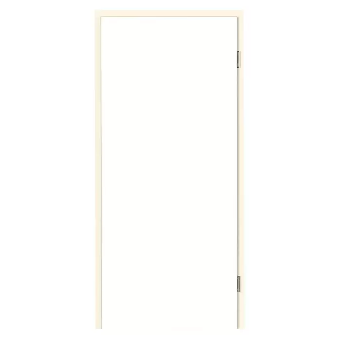 Dovratnik Laminit GL223 - 950 x 2.000 mm, DIN graničnik: Desno, Širina zida: 10 cm, Bijele boje - Pogled sprijeda
