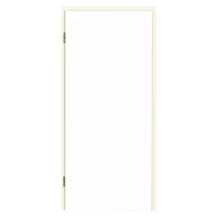 Dovratnik Laminit GL223 - 950 x 2.000 mm, DIN graničnik: Lijevo, Širina zida: 10 cm, Bijele boje - Pogled sprijeda