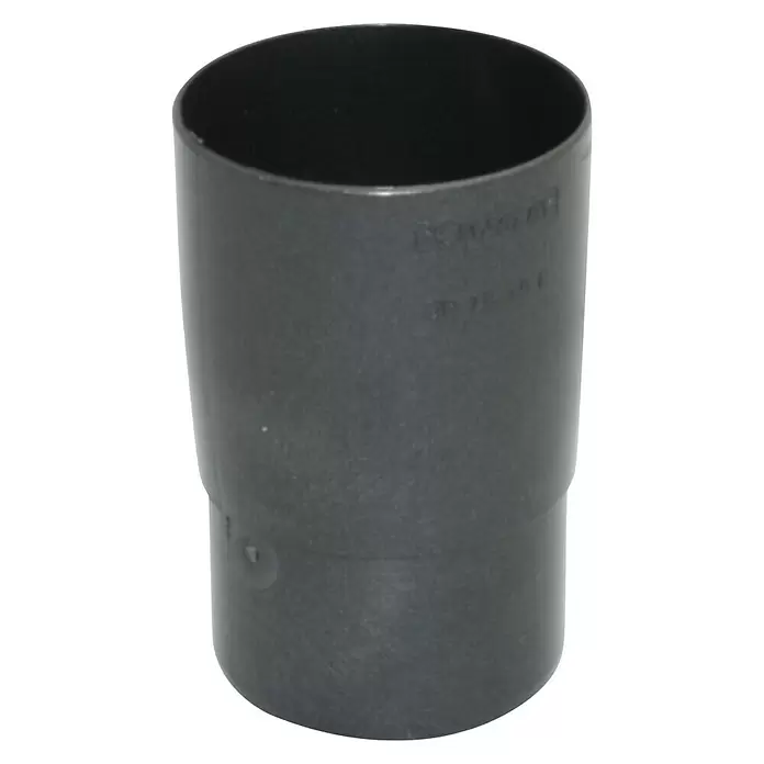 Marley Fallrohrmuffe - Nennweite: 53 mm, Kunststoff, Anthrazit - Vorderansicht