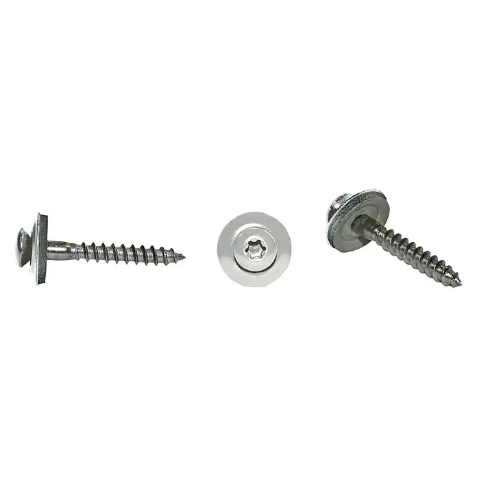 Sarei Spenglerschraube - Ø x L: 4,5 x 35 mm, Edelstahl, TX für TORX-Antriebe, 25 Stk. - Diagonale Ansicht