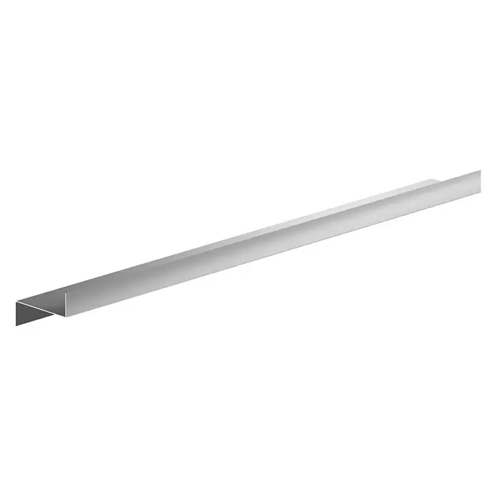 Sarei Z-Profil - Typ: HG 7, 1.000 x 60 x 20 mm, Winkel: 90 °, Aluminium - Diagonale Ansicht
