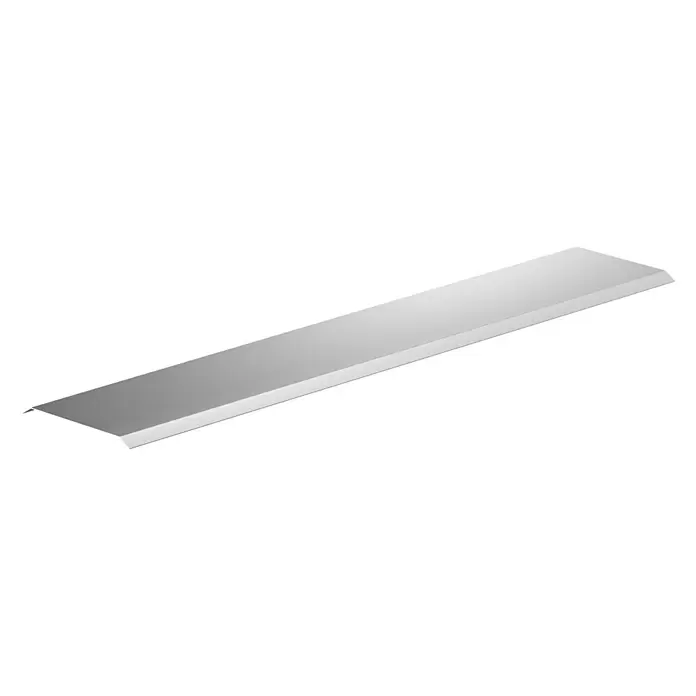 Sarei Flachprofil - Typ: HG 10, 1.000 x 80 x 10 mm, Aluminium - Diagonale Ansicht