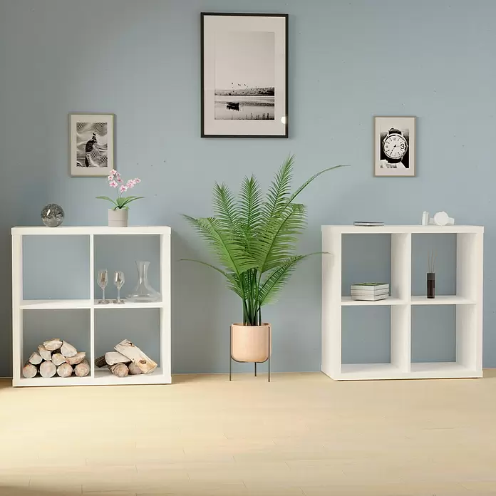 Regal Boflex - L x B x H: 39,2 x 76,5 x 76,2 cm, Weiß - Stimmungsaufnahme