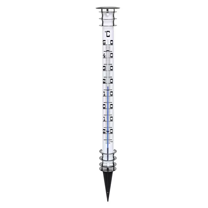 TFA Dostmann Gartenthermometer Jumbo - Anzeige: Analog, Durchmesser: 7 cm - Vorderansicht