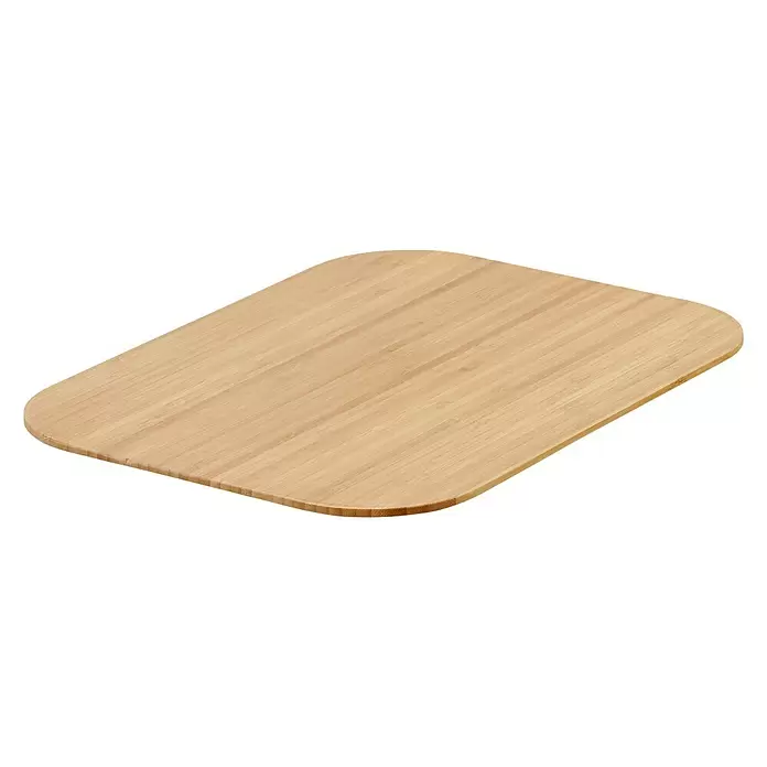 SmartStore Deckel Bambus - L x B x H: 37 x 28 x 1 cm, Holz - Diagonale Ansicht