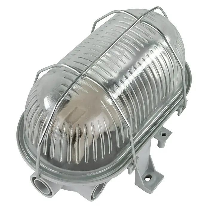 Ritter Leuchten Iso-Ovalleuchte - IP44, Grau - Ansicht von oben