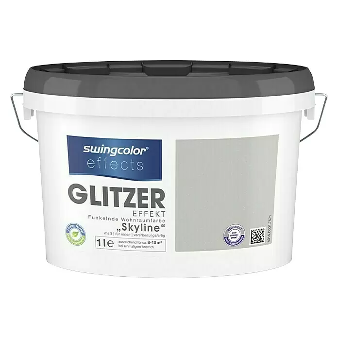 swingcolor Boja s efektom Glitter - Skyline, 1 l - Pogled sprijeda