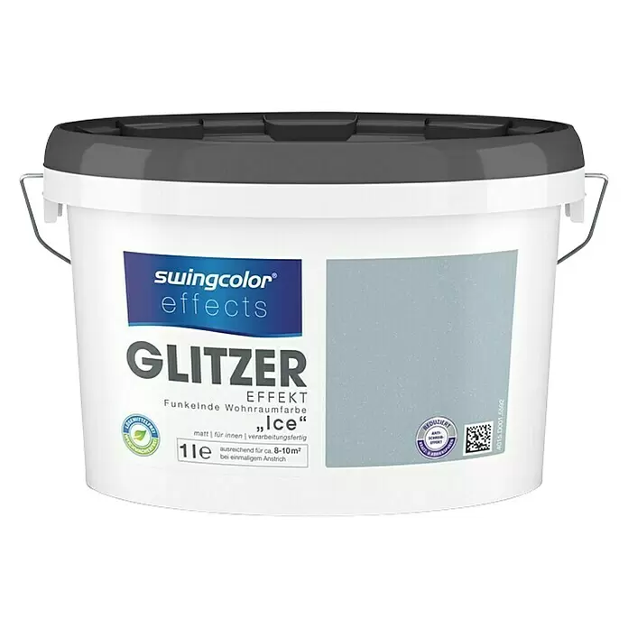 swingcolor Boja s efektom Glitter - Ice, 1 l - Pogled sprijeda