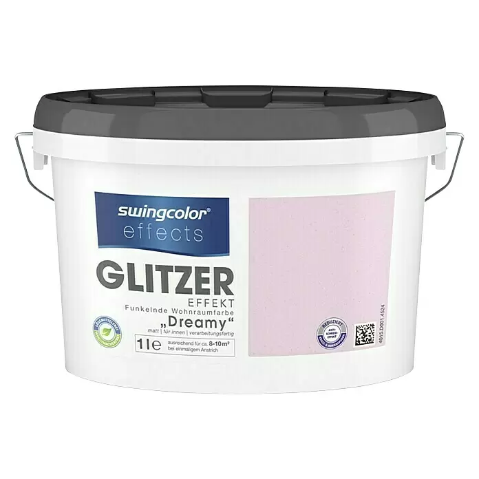 swingcolor Boja s efektom Glitter - Dreamy, 1 l - Pogled sprijeda