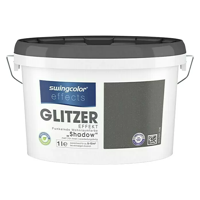 swingcolor Boja s efektom Glitter - Shadow, 1 l - Pogled sprijeda