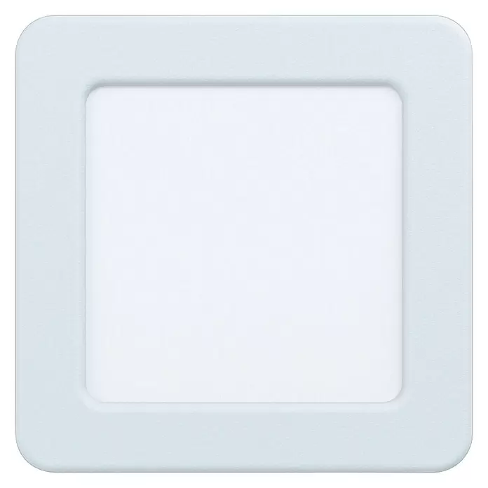 Eglo Fueva 5 Downlight LED empotrable - 5,5 W, L x An x Al: 2,6 x 11,7 x 11,7 cm, Blanco, Blanco neutro - Vista frontal