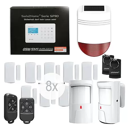 Safe2Home  Alarmanlagen-Set SP110 Komplett