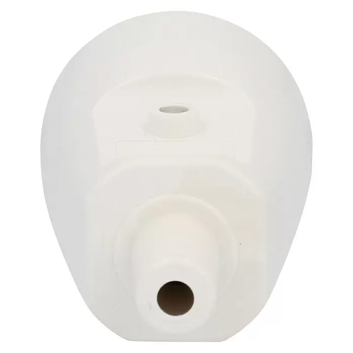UniTEC Schutzkontakt-Kupplung - 16 A, IP20, Weiß, Kabelknickschutz - Vorderansicht