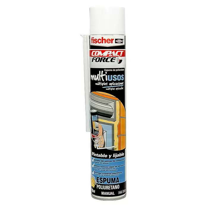 Fischer Espuma de PU Compact Force Multiusos - 700 ml - Vista frontal
