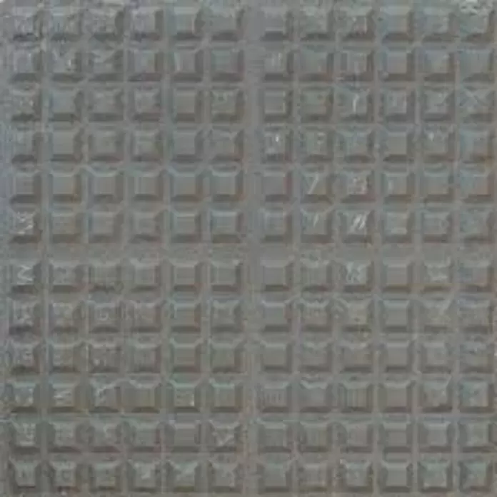 BHS Madrid Loseta de exterior Punta Diamante - 30 x 30 cm, Gris claro - Primer plano