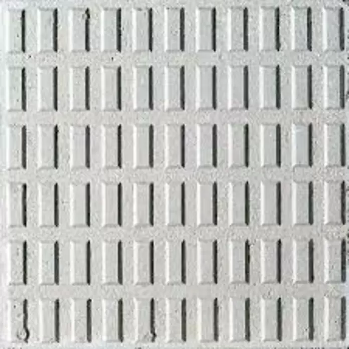 BHS Madrid Loseta de exterior Panot - 30 x 30 cm, Blanco - Primer plano