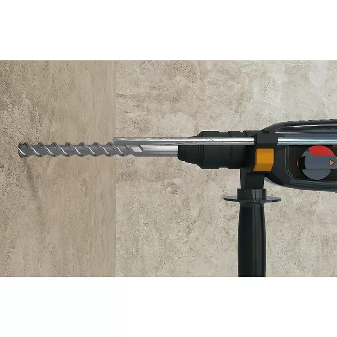 Fischer Broca para hormigón armado SDS-Plus Quattric II - Ø x L: 10 x 455 mm, 1 ud. - Producto en uso