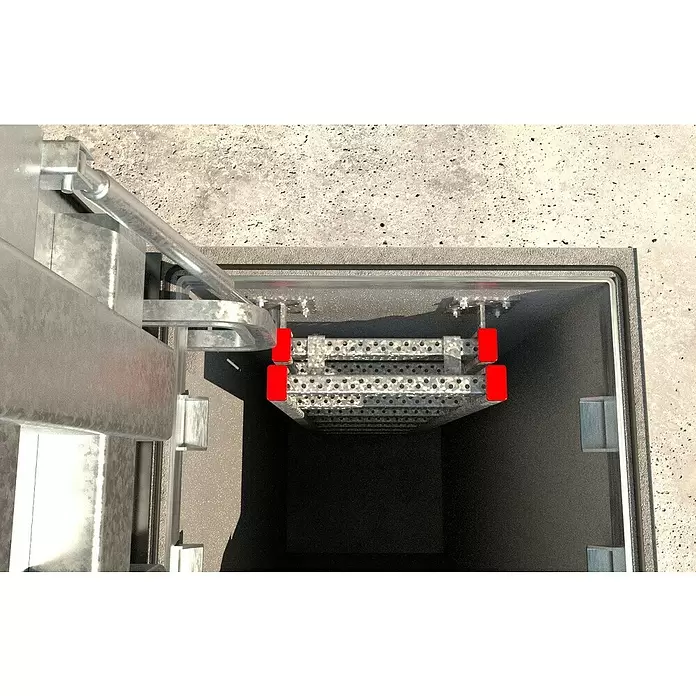Fischer Perno de anclaje para cargas pesadas FWA - Ø x L: 8 x 80 mm, 4 uds. - Producto en uso