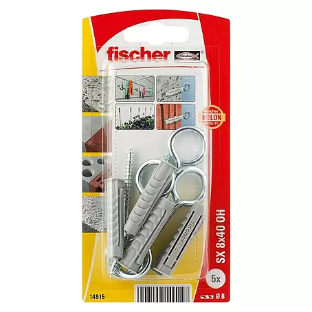 Fischer  Set de tacos SX con gancho de ojo