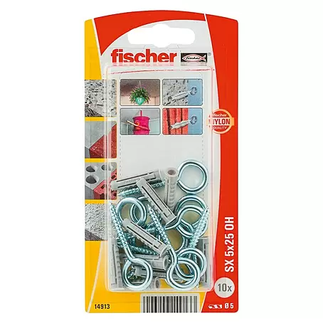 Fischer  Set de tacos SX con gancho de ojo
