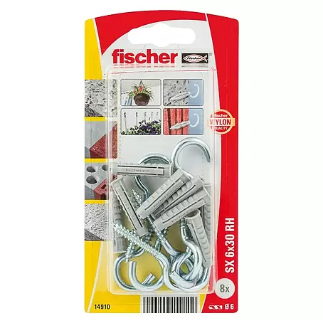 Fischer  Set de tacos SX con hembrilla abierta