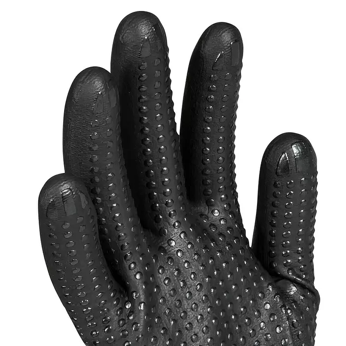 OX-ON Arbeitshandschuhe Recycle Supreme 16603 - 11, Grau/Schwarz - Detailaufnahme