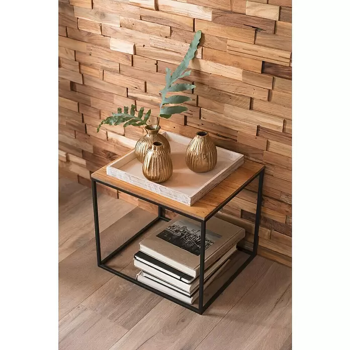 Beistelltisch - 40 x 38 x 40 cm, Mangoholz - Stimmungsaufnahme