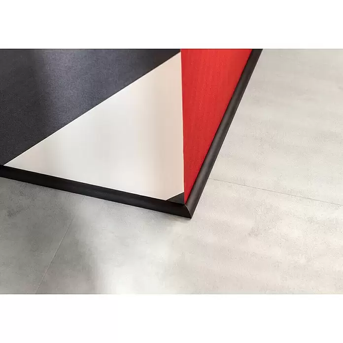 LOGOCLIC Viertelstab Schwarz - 2,5 m x 14 mm x 14 mm, Viertelrund - Stimmungsaufnahme