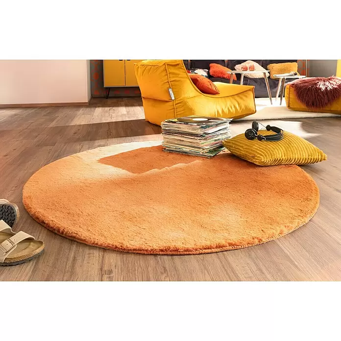 Kissen Alanya - Ocker, 45 x 45 cm, 100 % Polyester - Stimmungsaufnahme