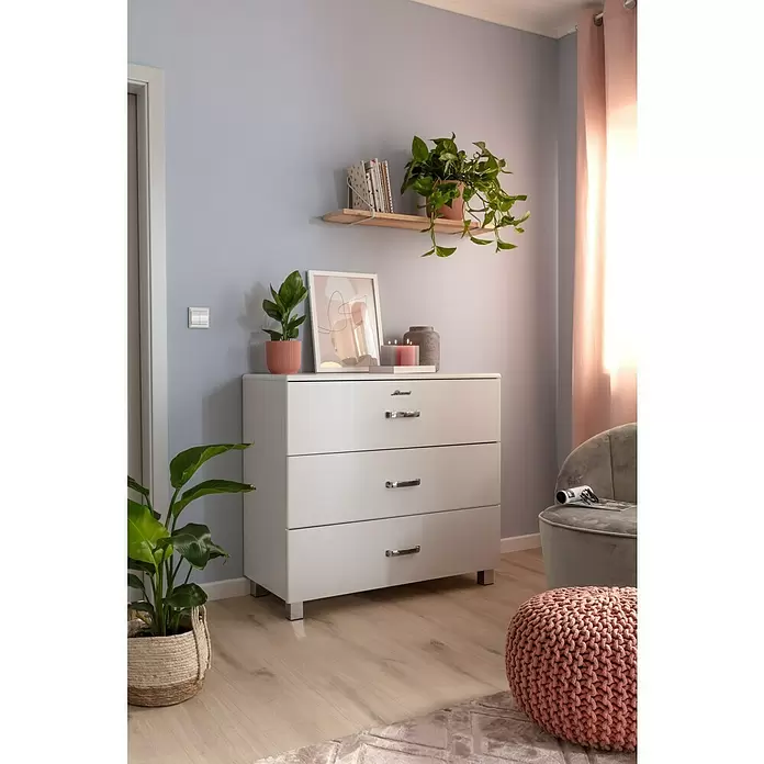 Sitzhocker Strick - Braun, Ø x H: 40 x 40 cm - Stimmungsaufnahme