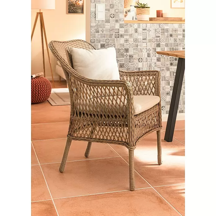 Porculanska pločica Andalusia - 60 x 60 cm, Bež-smeđe boje, Mat - Živopisni prikaz