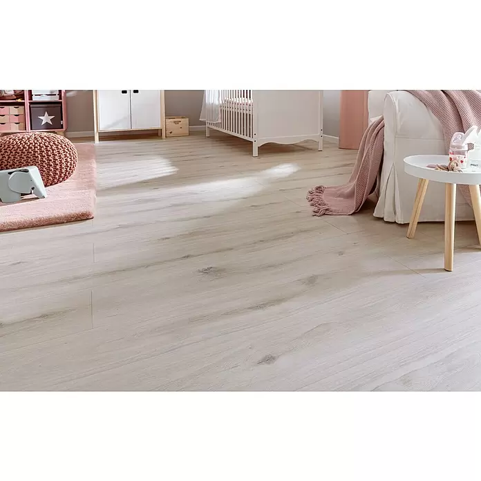 LOGOCLIC Sample Aquaprotect Beach Oak - 290 x 200 x 8 mm, Planken - Sfeeropname
