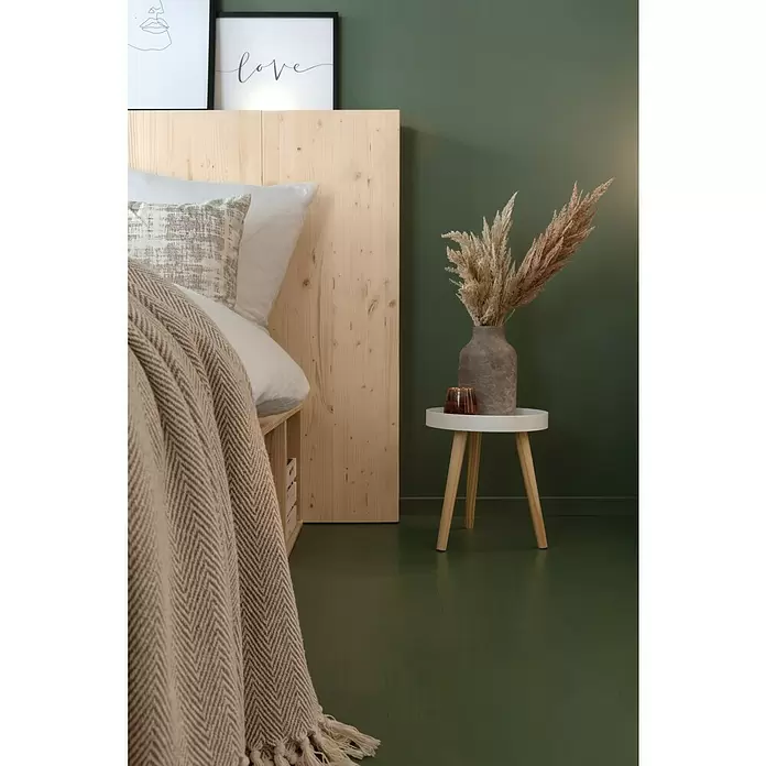 SCHÖNER WOHNEN-Farbe Wandfarbe Designfarbe - Ausgeglichenes Piniengrün, 2,5 l, Matt - Stimmungsaufnahme