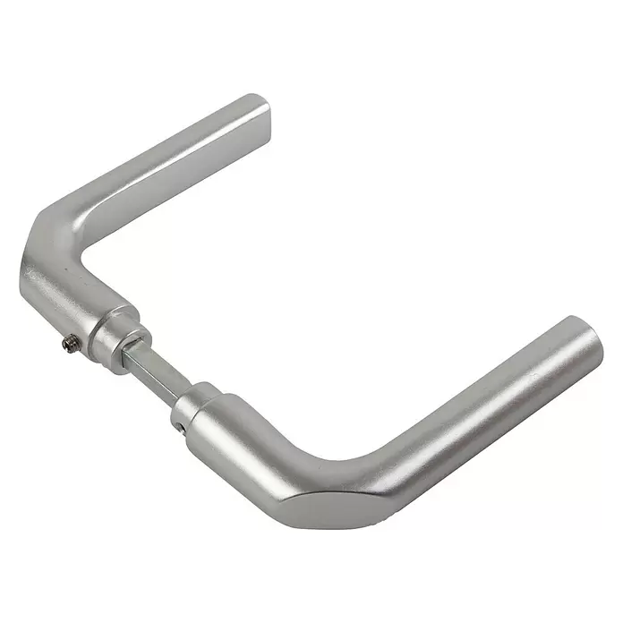 Deurbeslag kruk Z - F1, Aluminium, 1 paar - Diagonaal zicht