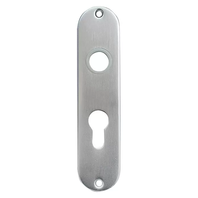 Langschild Euro 72 mm - Aluminium, Ovaal - Vooraanzicht