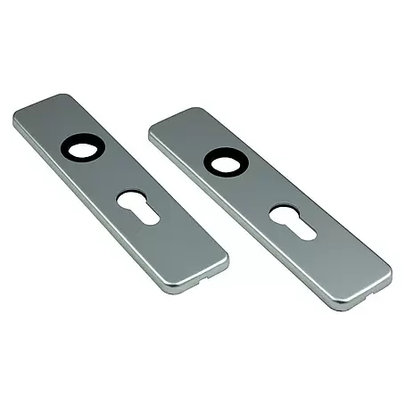 Deurbeslag klikschild PC recht 55 mm