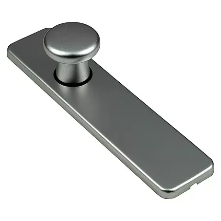 Kortschild met knop klik blind recht