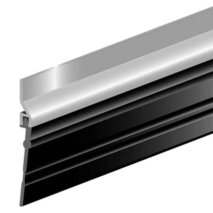 Ellen Dorpelstrip ADS grote lip - Zilver/Zwart, l x b: 250 x 6,5 cm - Close-up
