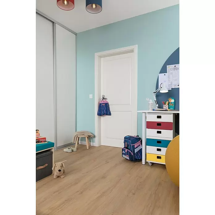 b!design Podna vinilna obloga Rigid Maxi Ashton - 1.220 x 228 x 4,8 mm, Rustikalni pod - Živopisni prikaz