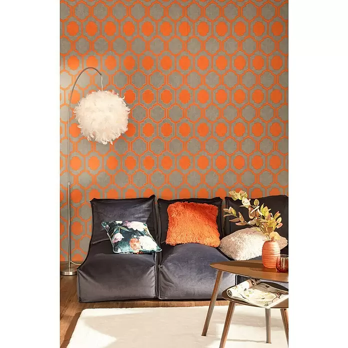 Kissen Flower Allie - Bunt, 45 x 45 cm, 100 % Baumwolle - Stimmungsaufnahme