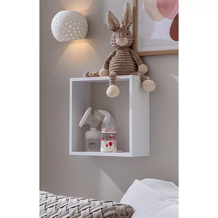 Lucide Gipsy Wandleuchte - 40 W, L x B x H: 13 x 15 x 12,8 cm, Weiß, G9, Strukturiert - Stimmungsaufnahme