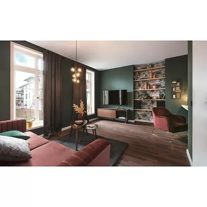 FibroTech Akustikpaneel Basic - Smoked Oak, 2.440 x 605 x 22 mm, 1 Paneel - Stimmungsaufnahme