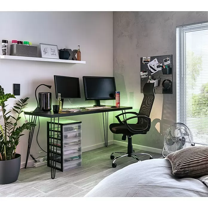 Rollcontainer - L x B x H: 40 x 29 x 106,5 cm, Anzahl Schubladen: 10 Stk., Kunststoff - Stimmungsaufnahme