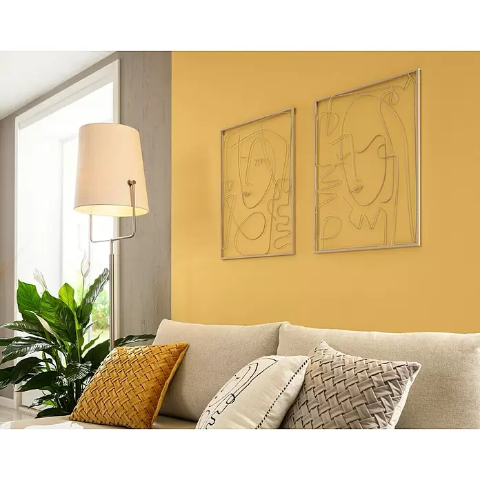 Kissen Classy - Ocker, 45 x 45 cm, 100 % Polyester - Stimmungsaufnahme