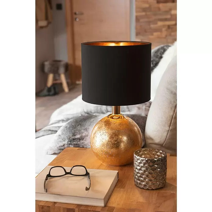 Tween Light Stolna svjetiljka Gala - 48 W, Crno-zlatno, G9 - Živopisni prikaz