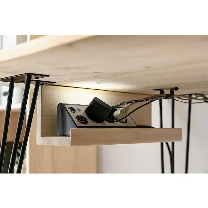 REV Produžni kabel s utičnicama - Srebrne boje, 0,5 W, 20 x 10,5 x 3,5 cm, Rasvjeta - Živopisni prikaz