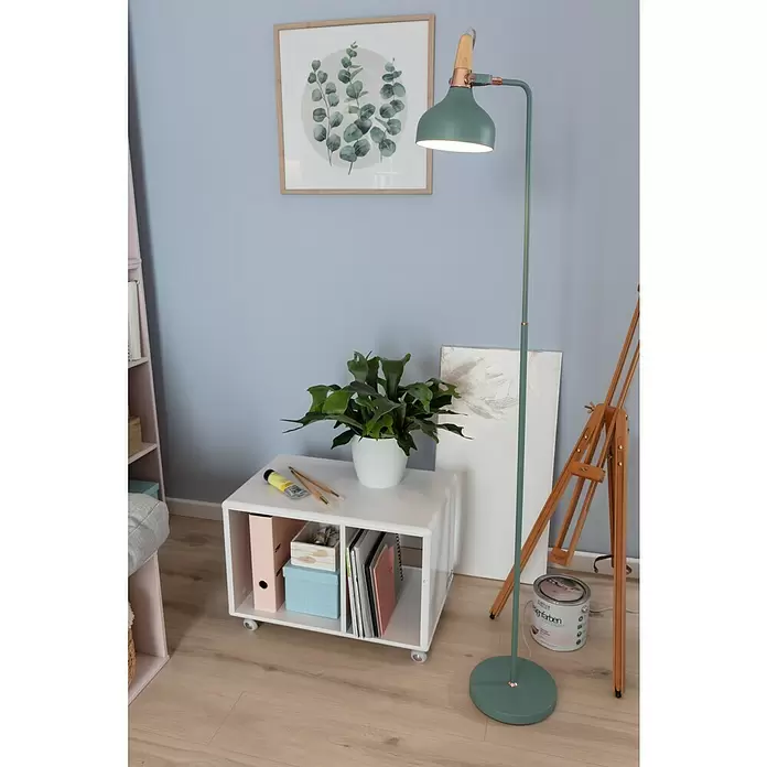 SCHÖNER WOHNEN-Farbe Wandfarbe Designfarbe - Klares Eisblau, 2,5 l, Matt - Stimmungsaufnahme